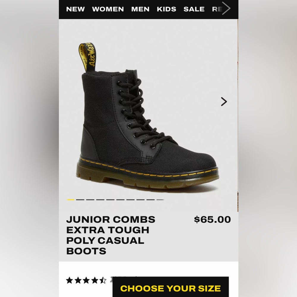 New black kids doc martens